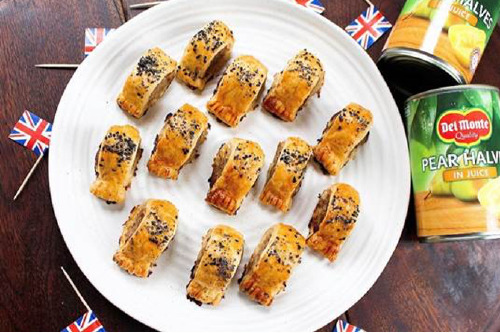 UK Pork and Pear sausage roll