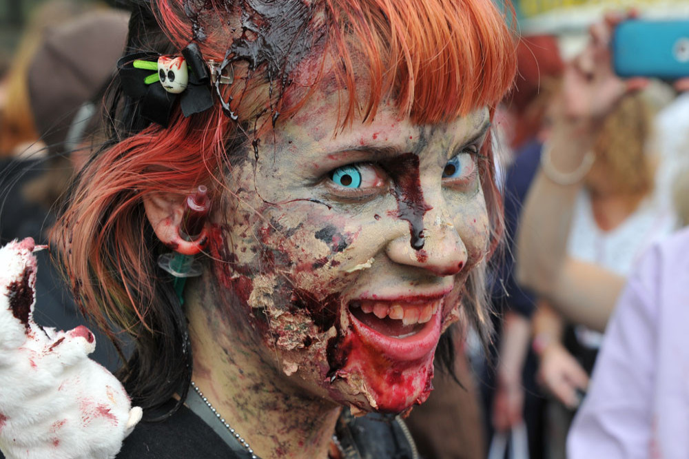A zombie apocalypse could destroy the human race