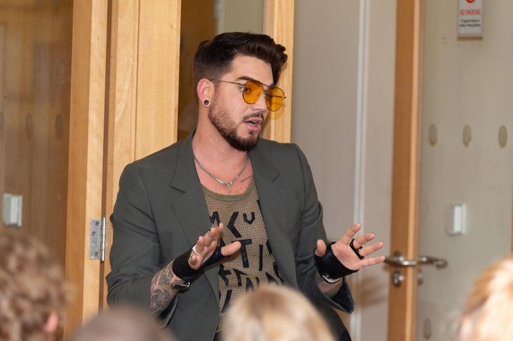Adam Lambert at LGBTQ youth centre Mosaic