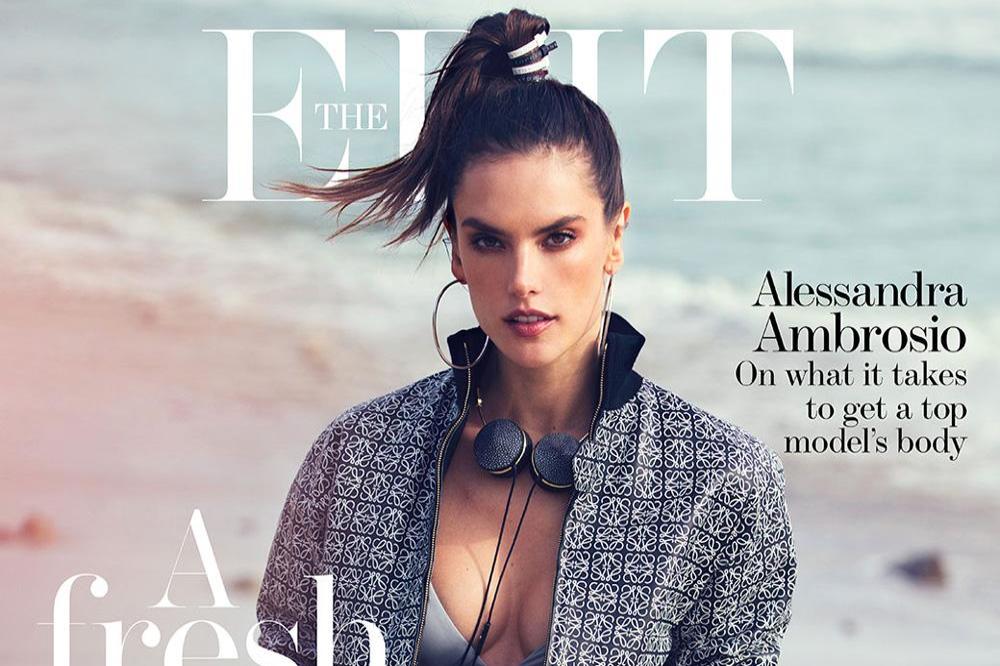 Alessandra Ambrosio on the cover of The Edit