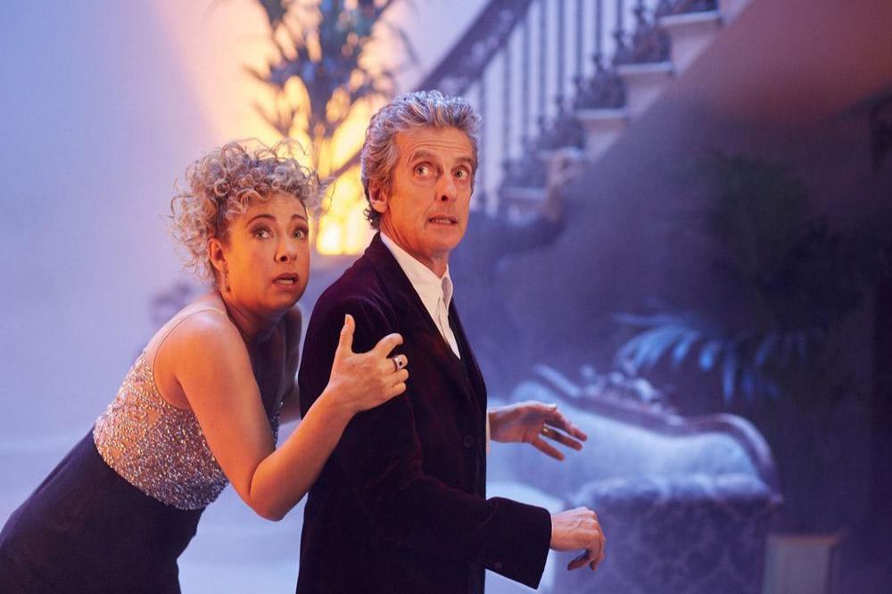 Alex Kingston and Peter Capaldi in a Doctor Who Christmas Special / Picture Credit: BBC