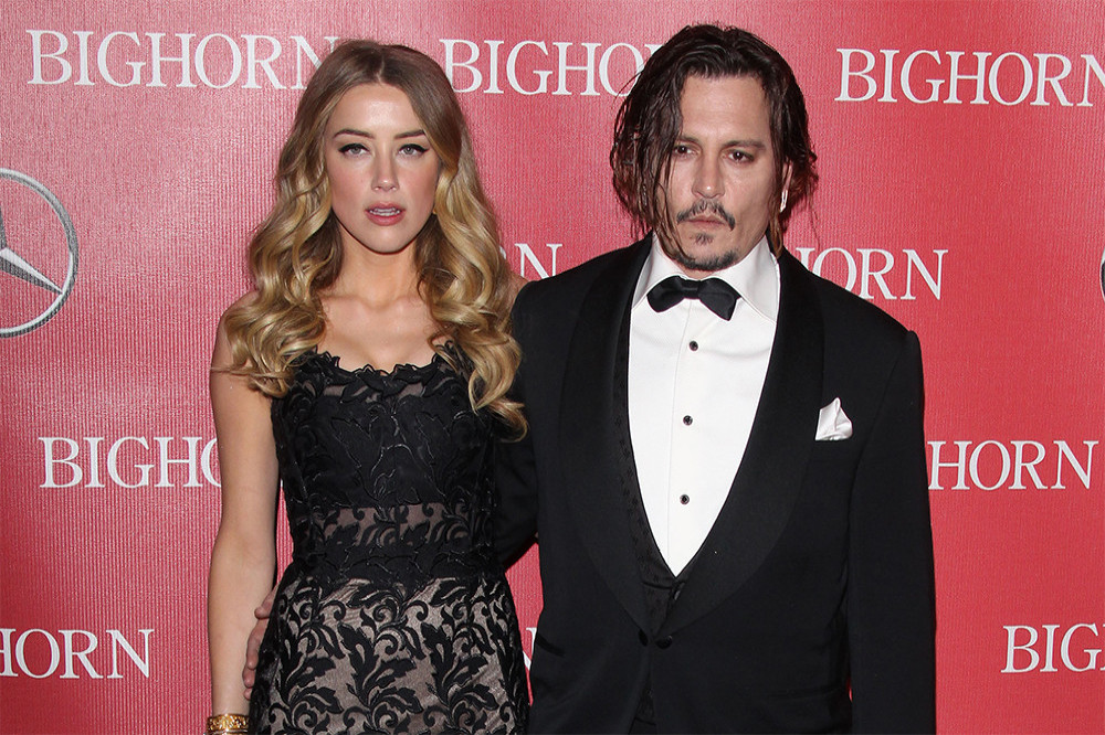 Amber Heard and Johnny Depp in 2016