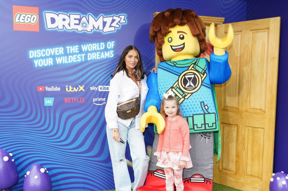Amy Childs at the LEGO DREAMZzz premiere