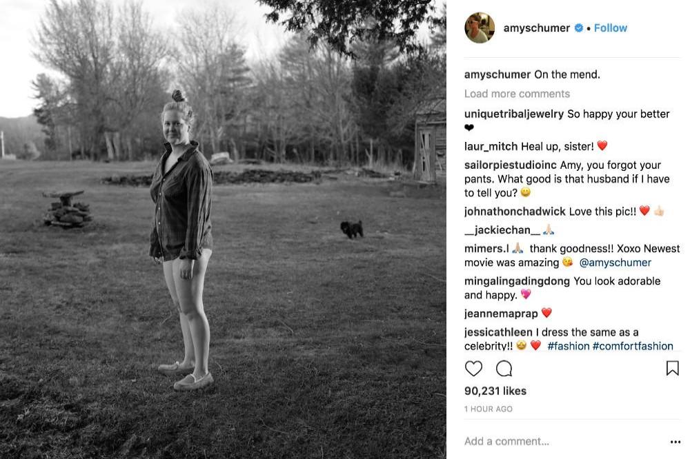 Amy Schumer's Instagram (c) post