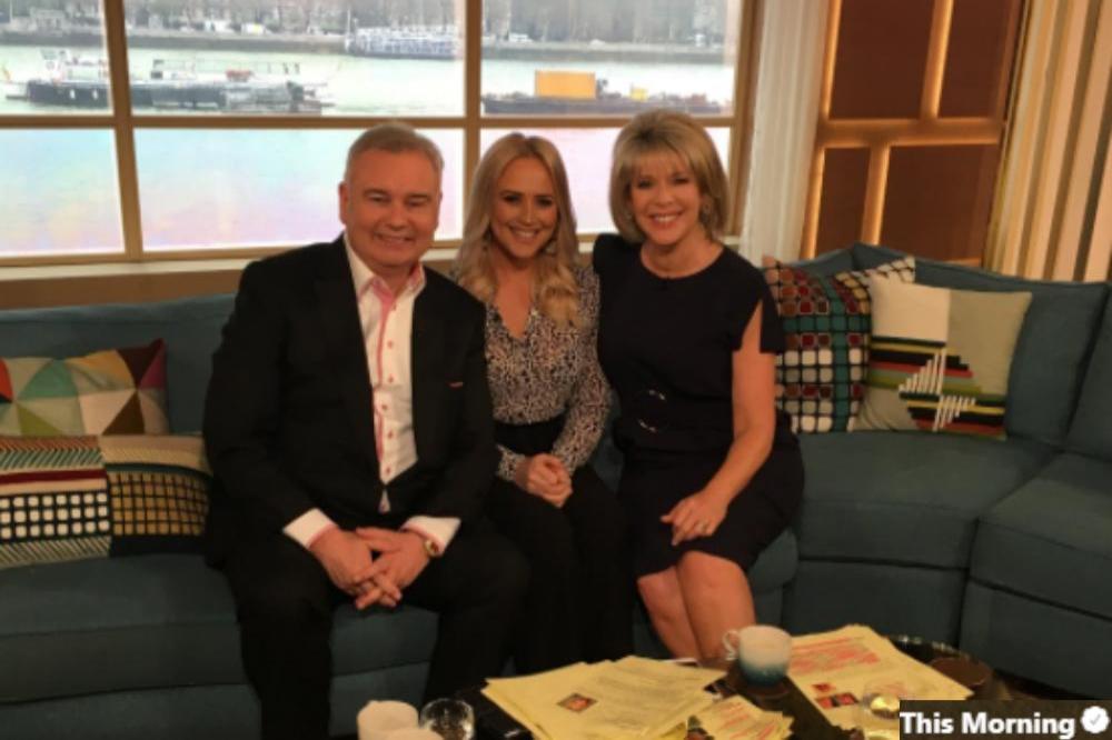 Amy Walsh with Ruth Langsford and Eamonn Holmes (c) This Morning/ Twitter