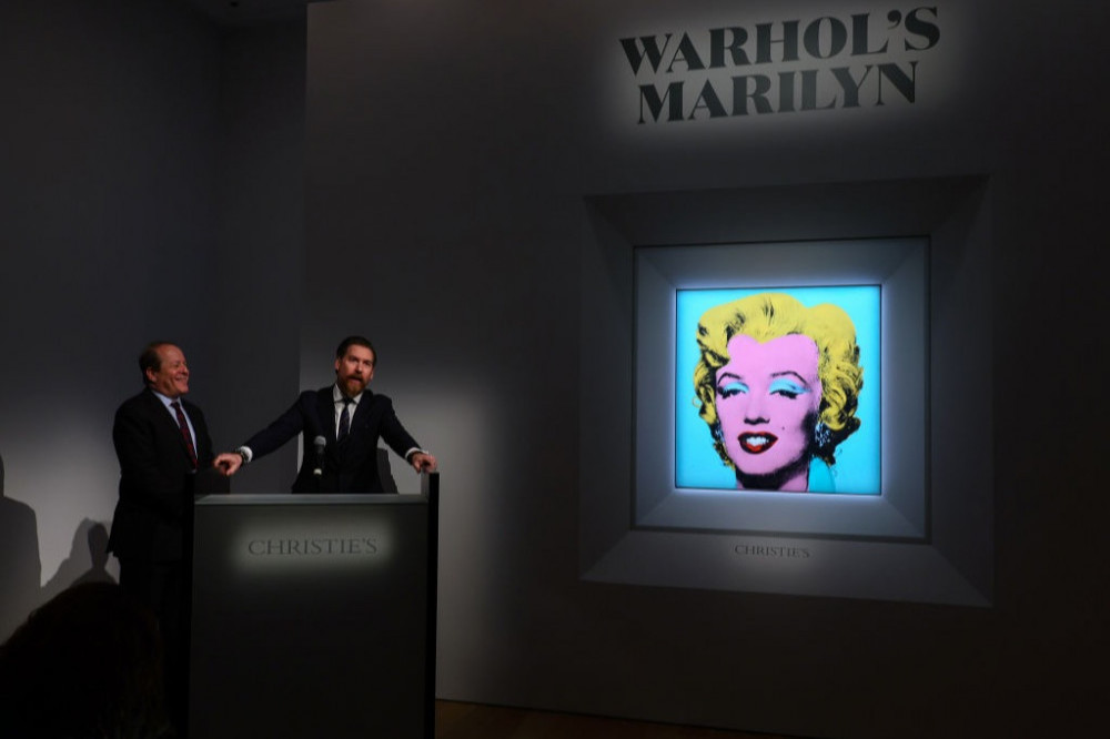 Andy Warhol's Shot Sage Blue Marilyn has broken sale records