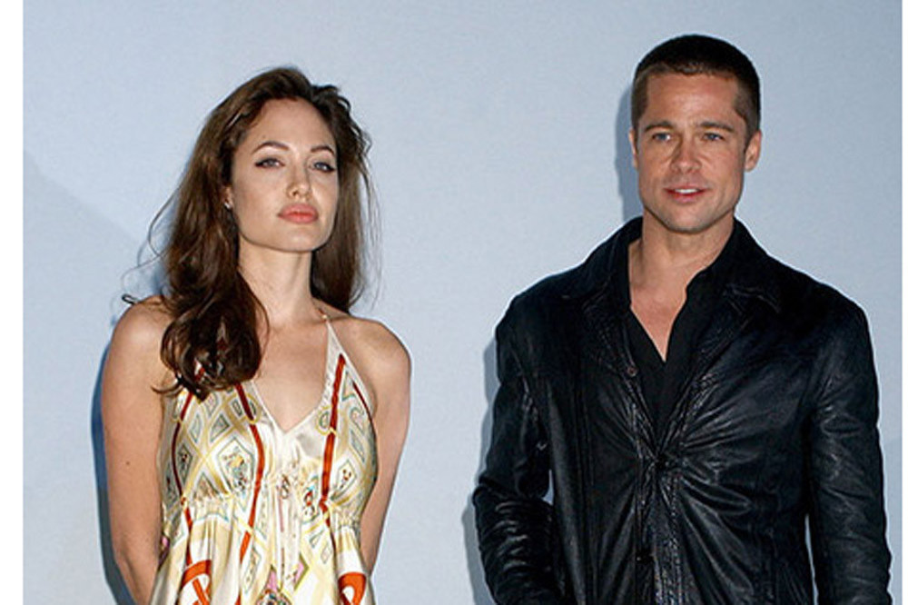 Angelina Jolie and Brad Pitt in 2005