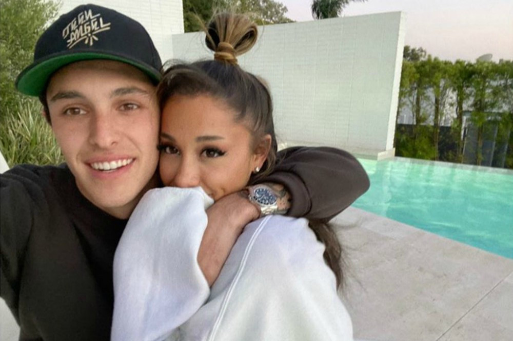 Ariana Grande's husband Dalton Gomez is said to have visited the singer in London in a 