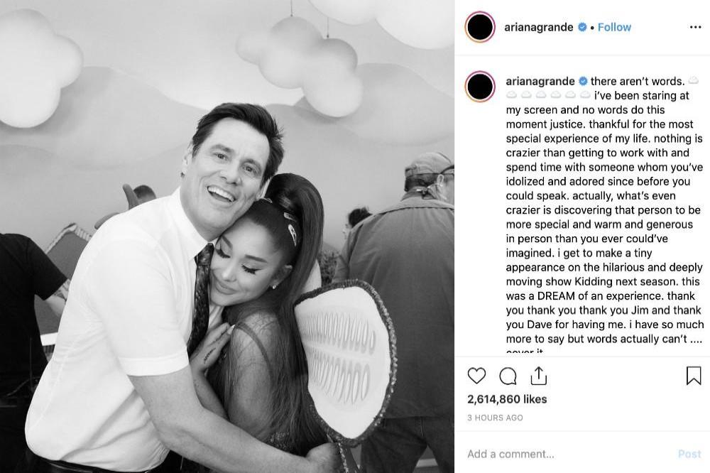 Ariana Grande's Instagram (c) post