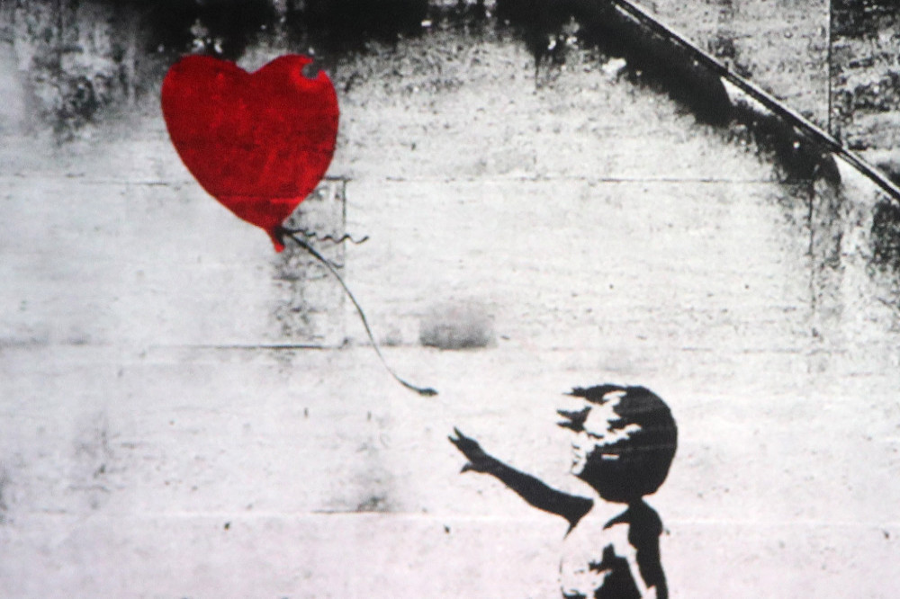 Banksy's Red Heart Balloon