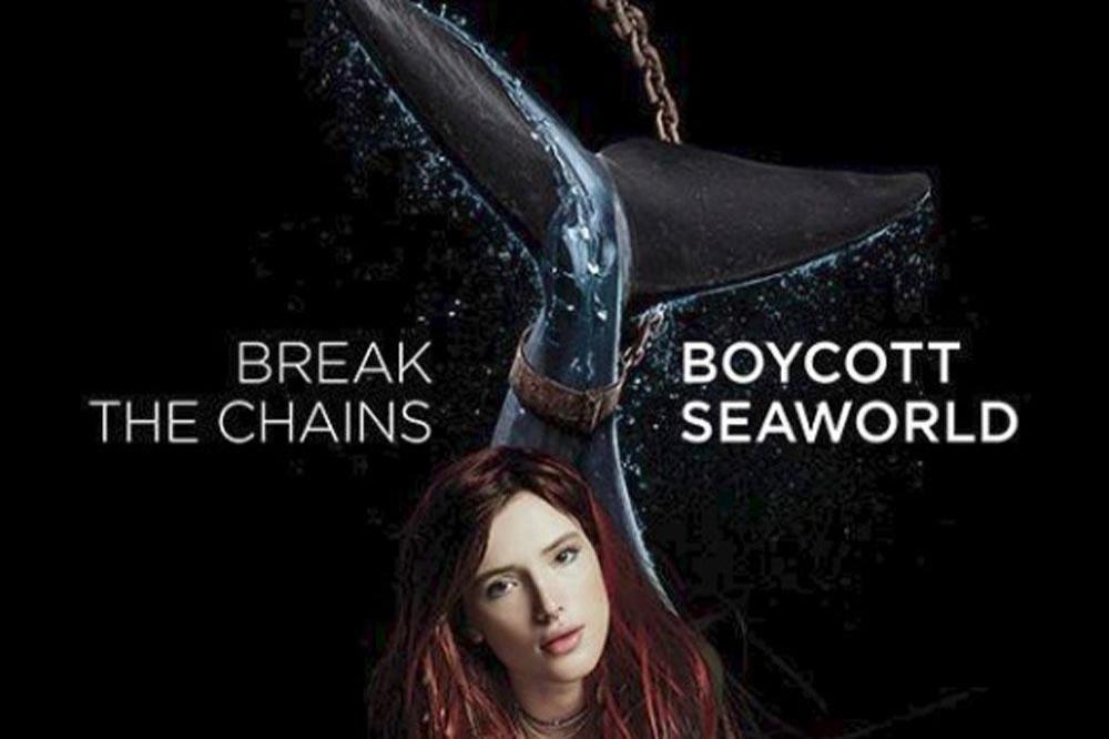 Bella Thorne in PETA's campaign