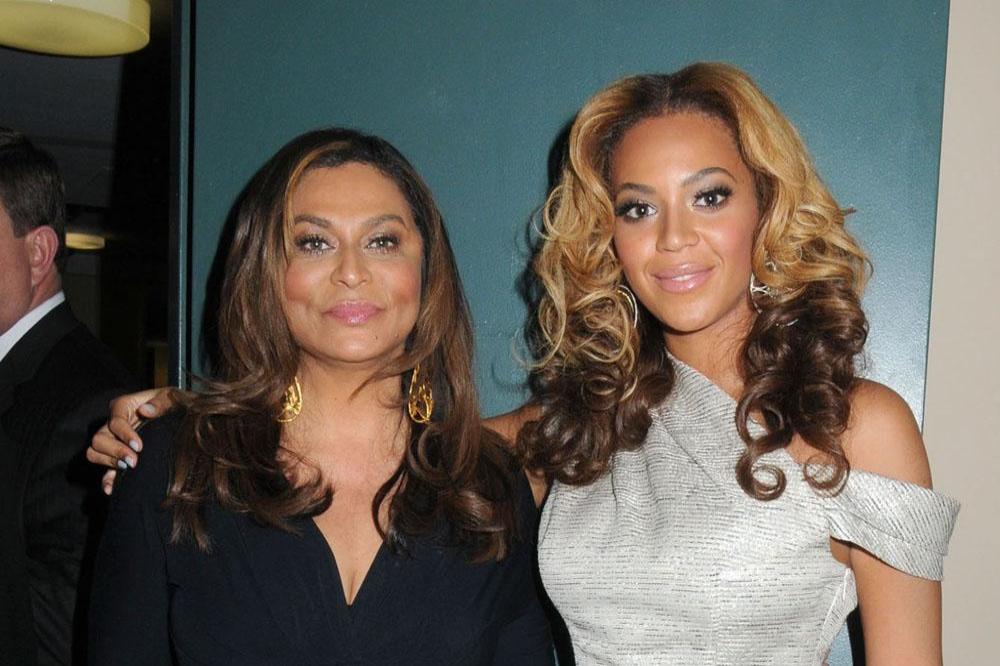 Tina Knowles with Beyonce