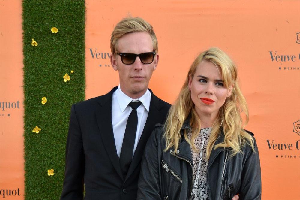 Laurence Fox and his ex-wife in 2012
