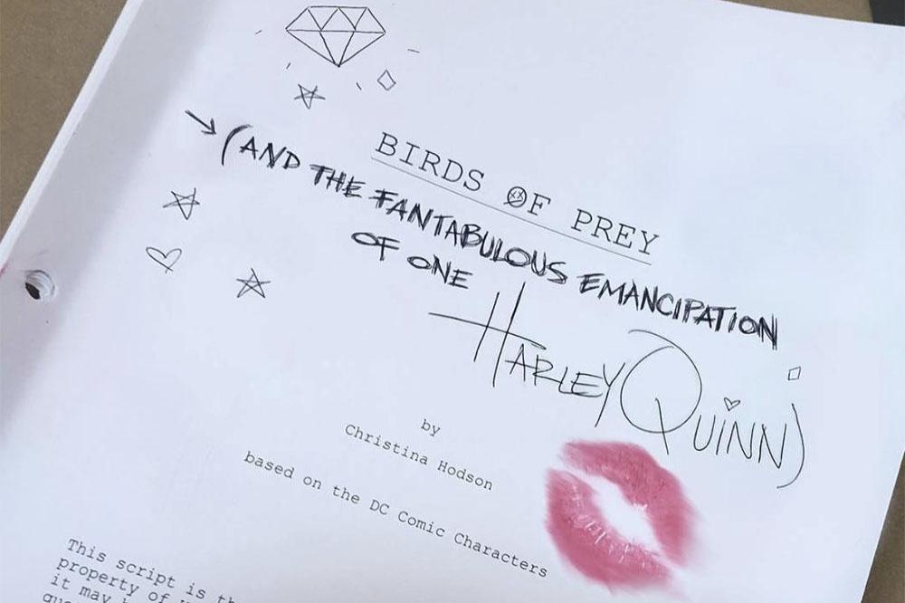 Birds of Prey (and the Fabulous Emancipation of One Harley Quinn) script (c) Instagram
