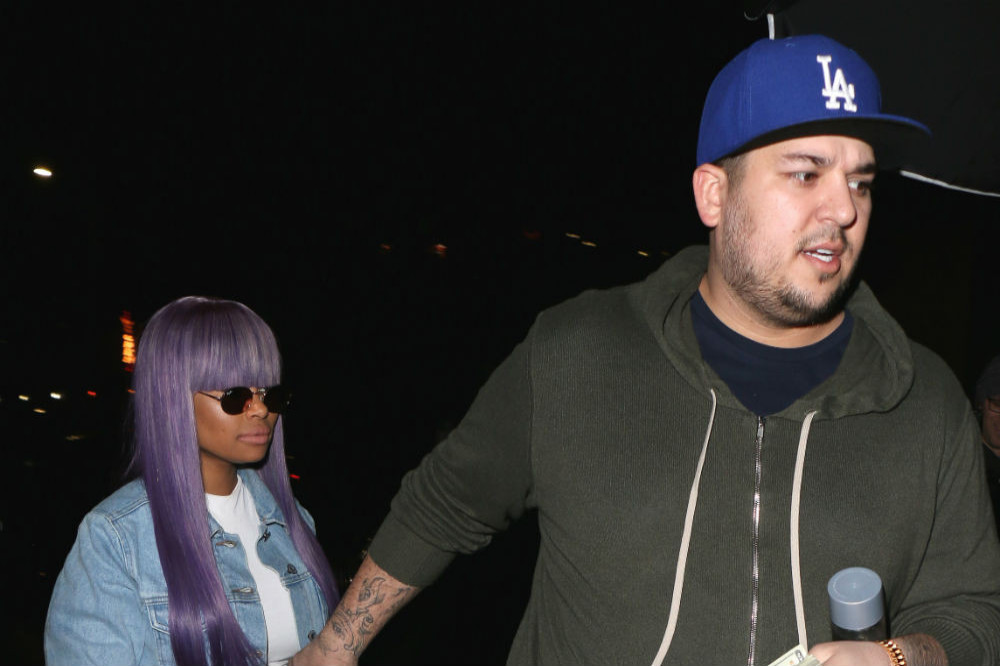 Blac Chyna and Rob Kardashian when they were together