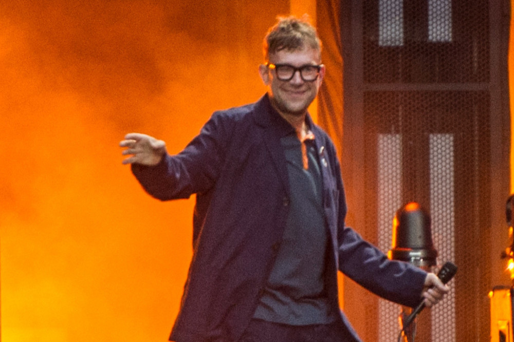 Blur at Wembley Stadium earlier this month