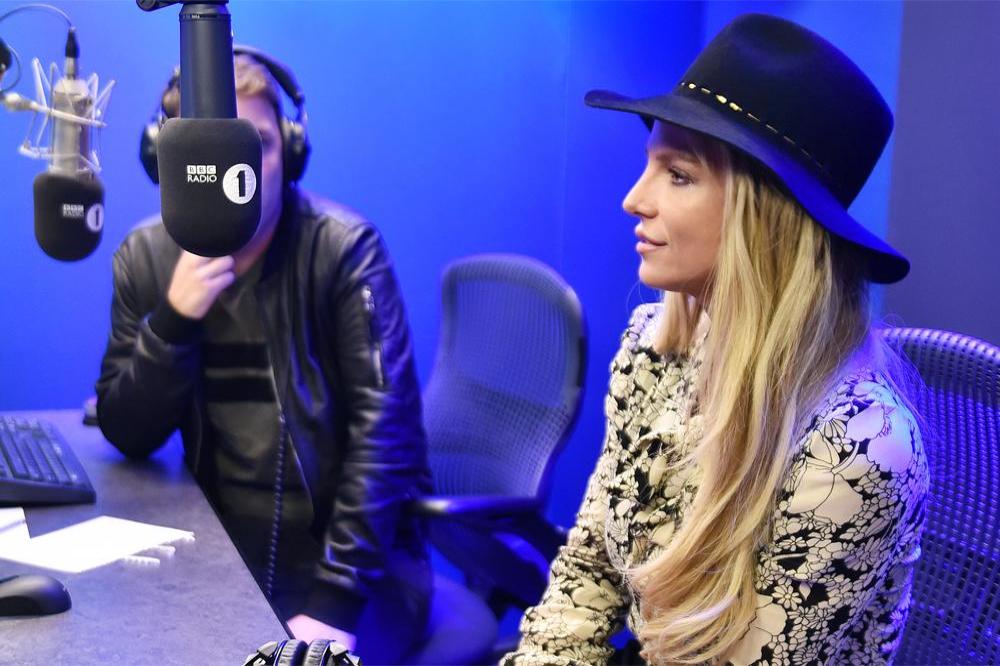 Britney Spears speaking on Radio 1