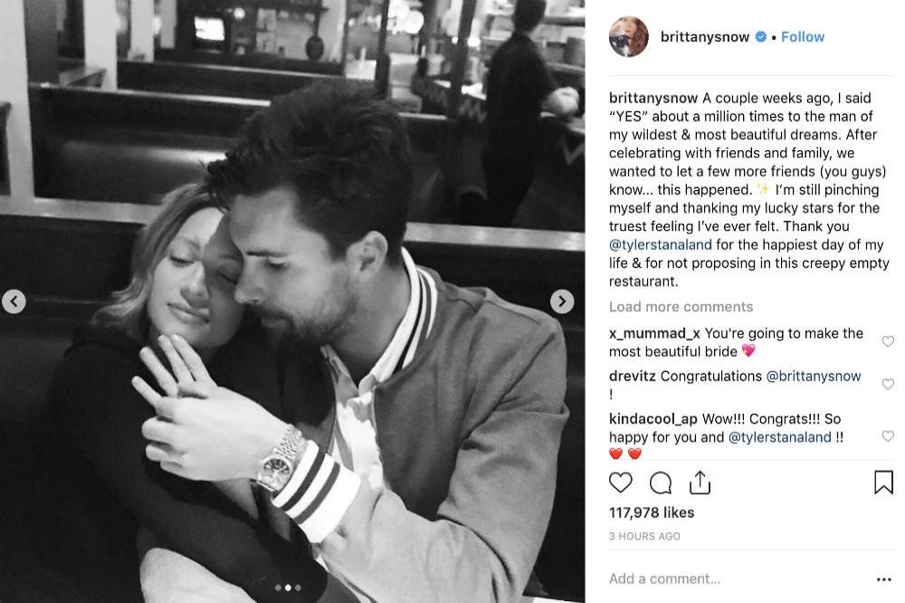 Brittany Snow's Instagram (c) post