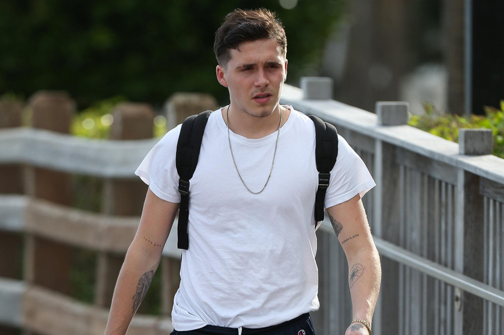 Brooklyn Beckham shared a special message for his new father-in-law