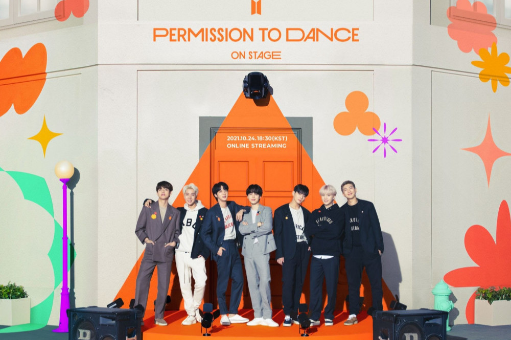 BTS Permission to Dance event poster