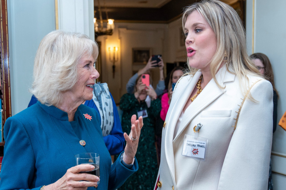 Camilla, Duchess of Cornwall met with Emerald Fennell