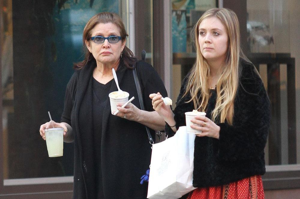 Carrie Fisher and Billie Lourd 