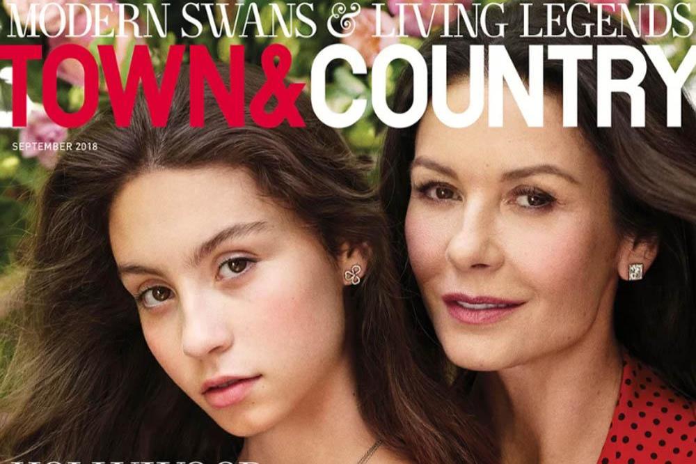 Carys and Catherine Zeta-Jones cover Town and Country 