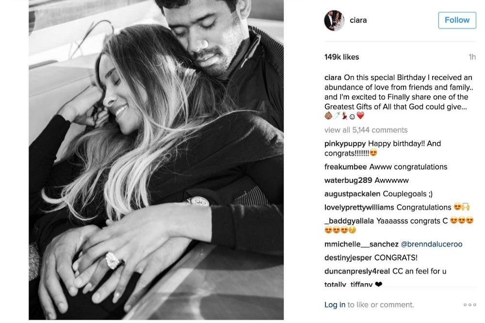 Ciara and Russell Wilson [Instagram]