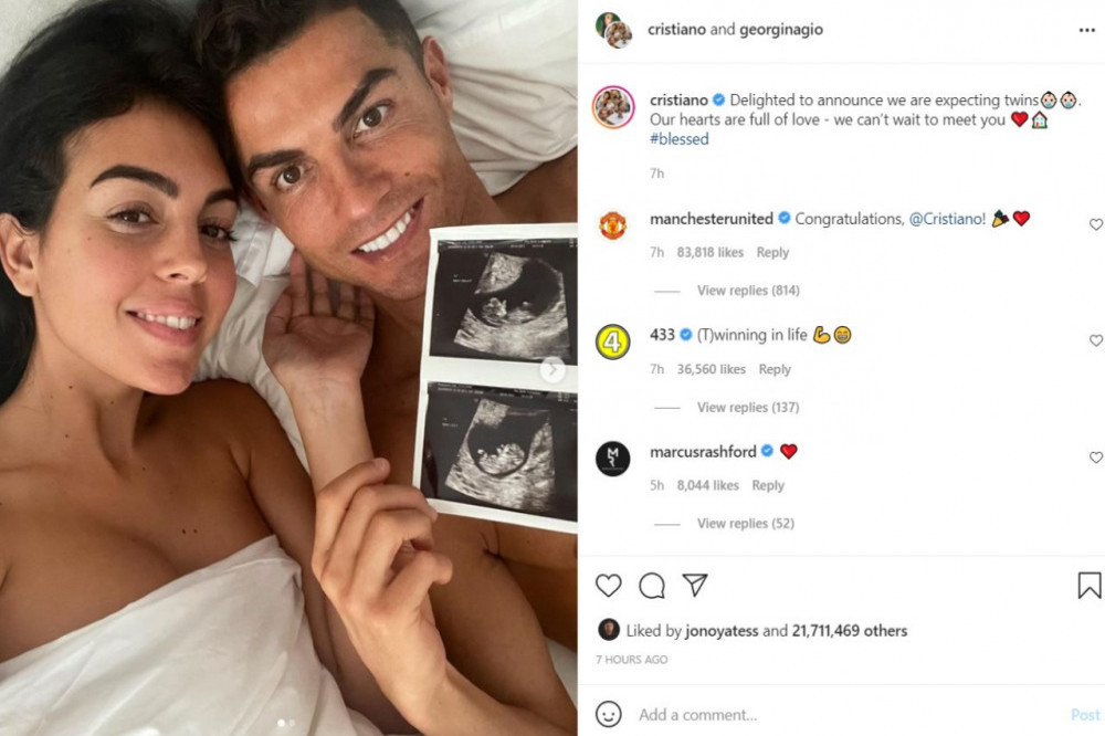 Cristiano Ronaldo's Instagram (c) post