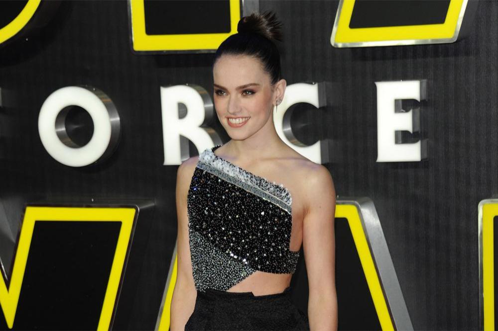 Daisy Ridley at the Star Wars premiere in December