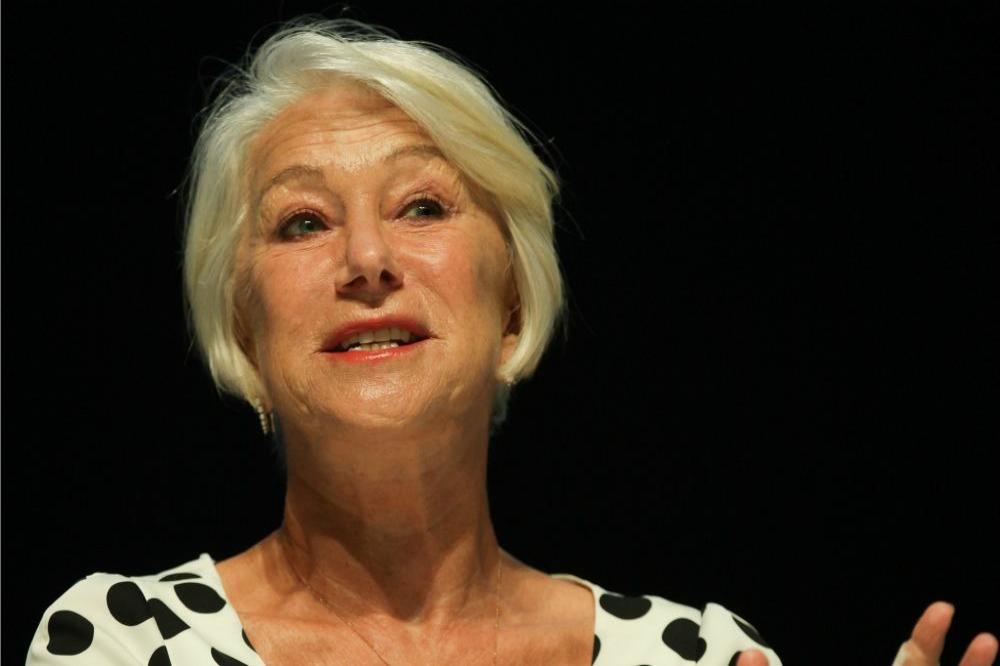 Dame Helen Mirren speaking at the Cannes Lions Film Festival 2017