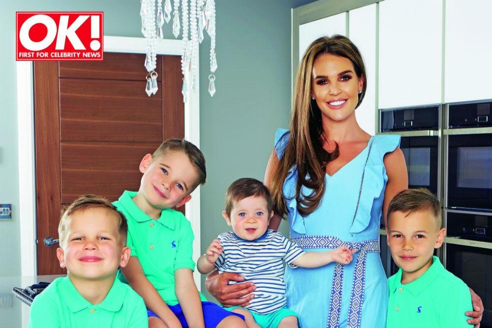 Danielle Lloyd and her sons in OK!