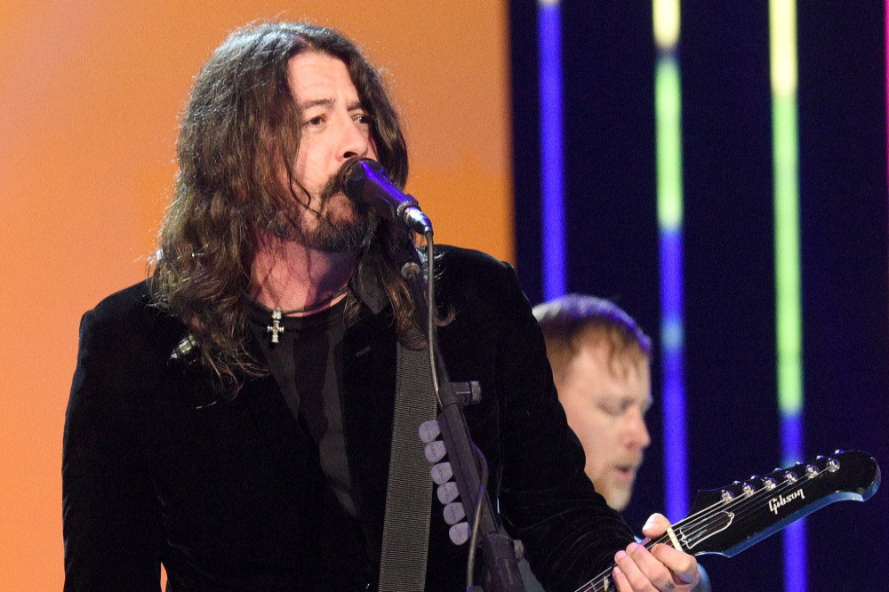 Dave Grohl performs at the 2020 Grammys Salute to Prince