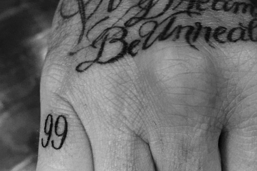 David Beckham's new tattoo (c) Instagram