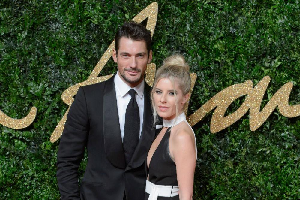 David Gandy and Mollie King in 2015