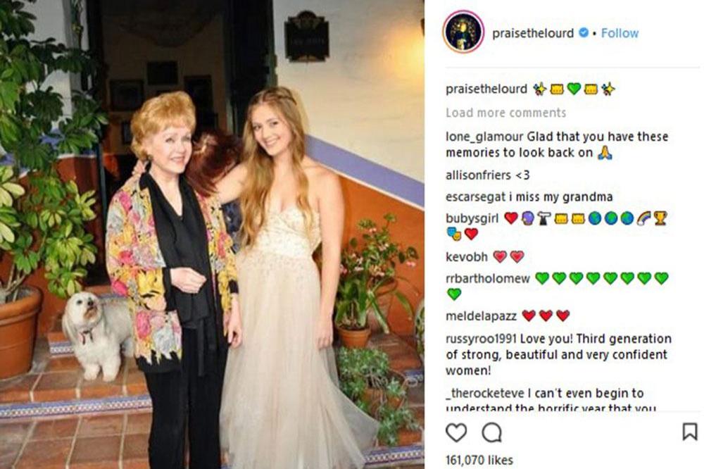 Debbie Reynolds and Billie Lourd (c) Instagram