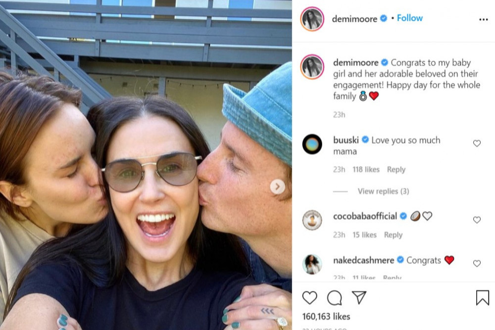 Demi Moore's Instagram (c) post