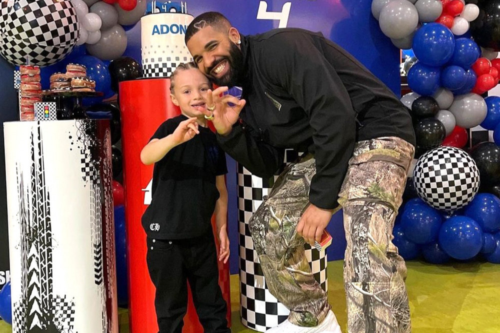 Drake and Adonis (c) Instagram