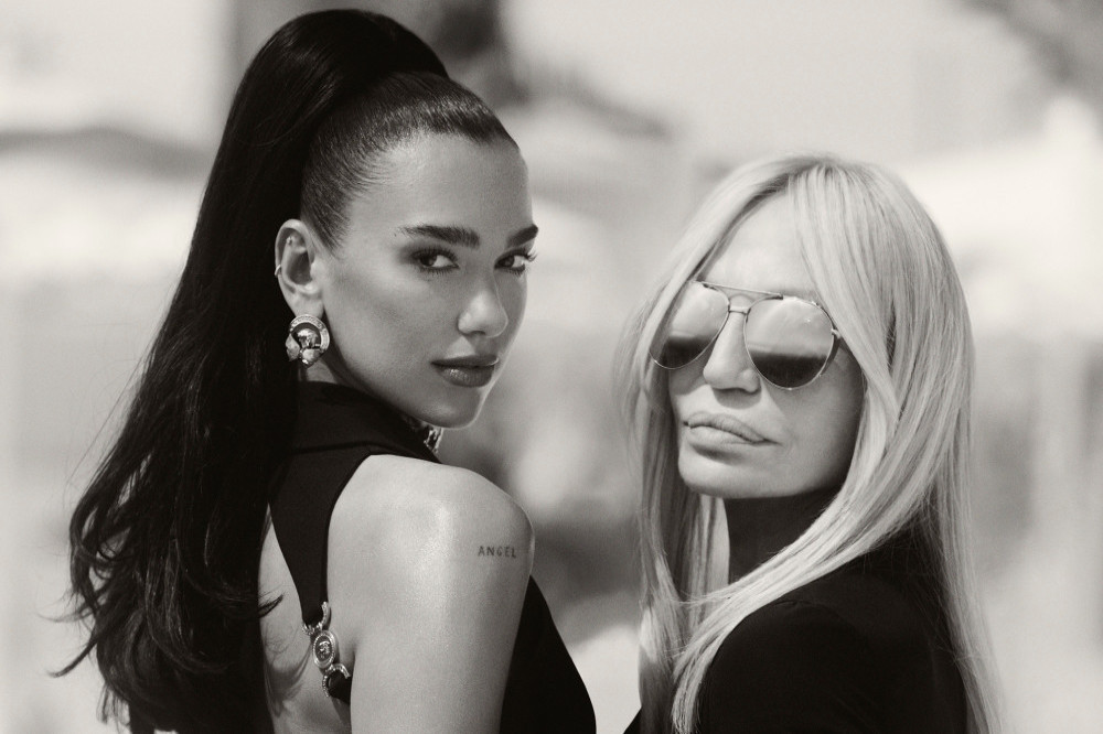 Dua Lipa and Donatella Versace team up for collection