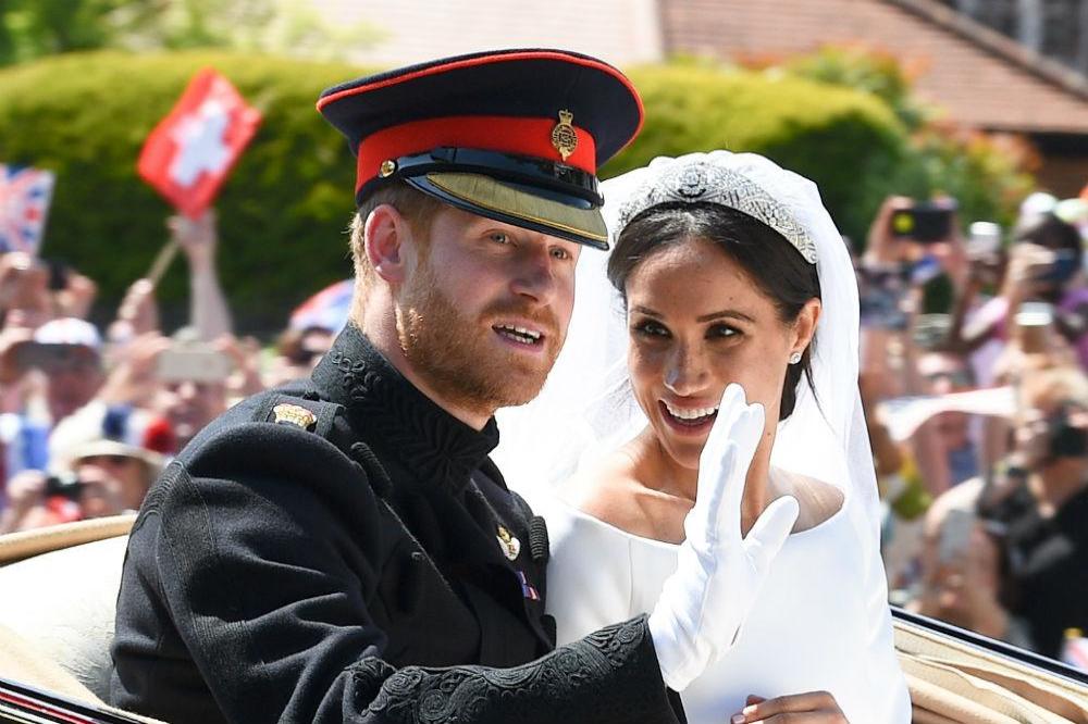 Duke and Duchess of Sussex on their wedding day