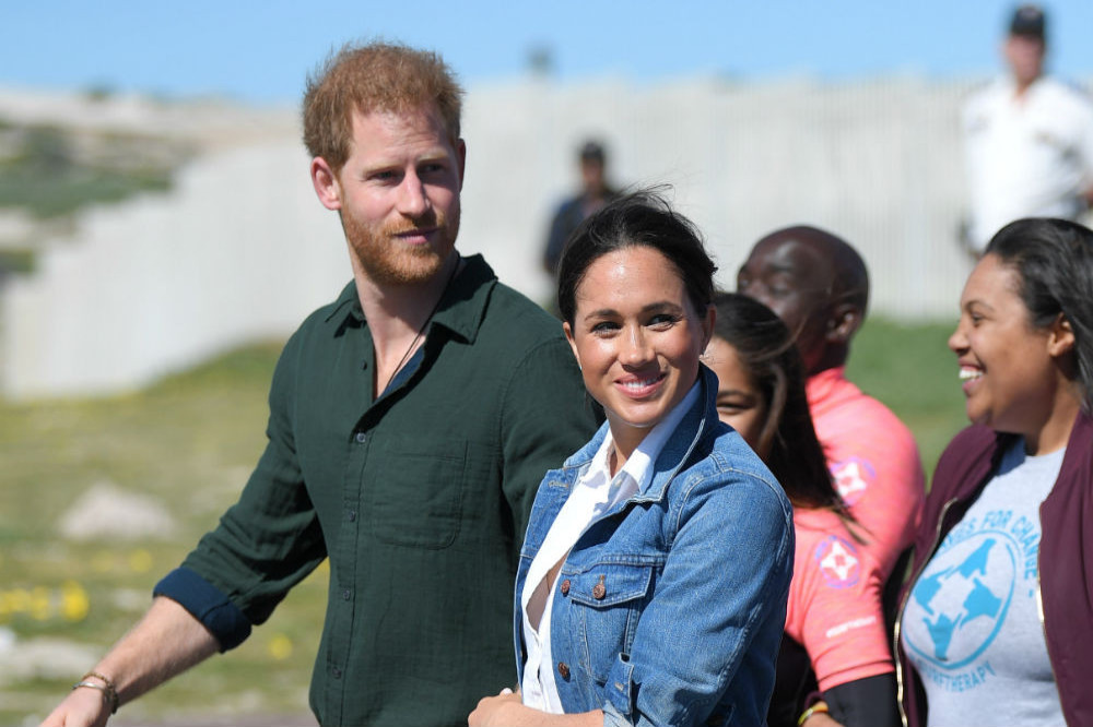 Prince Harry and Meghan on their tour of South Africa