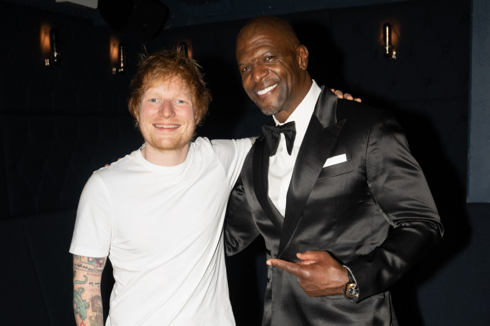 Ed Sheeran and Terry Crews at the Jamal Edwards Self Belief Trust Fundraising Gala at the Outernet London