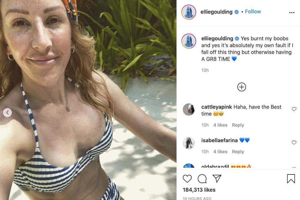 Ellie Goulding's Instagram (c) post