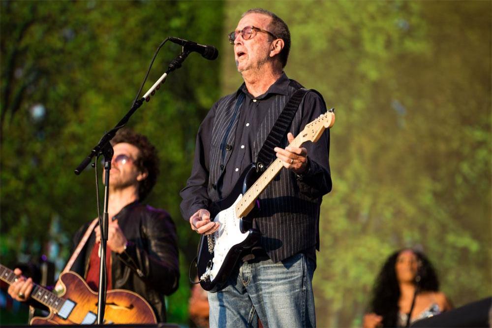 Eric Clapton performing at BST