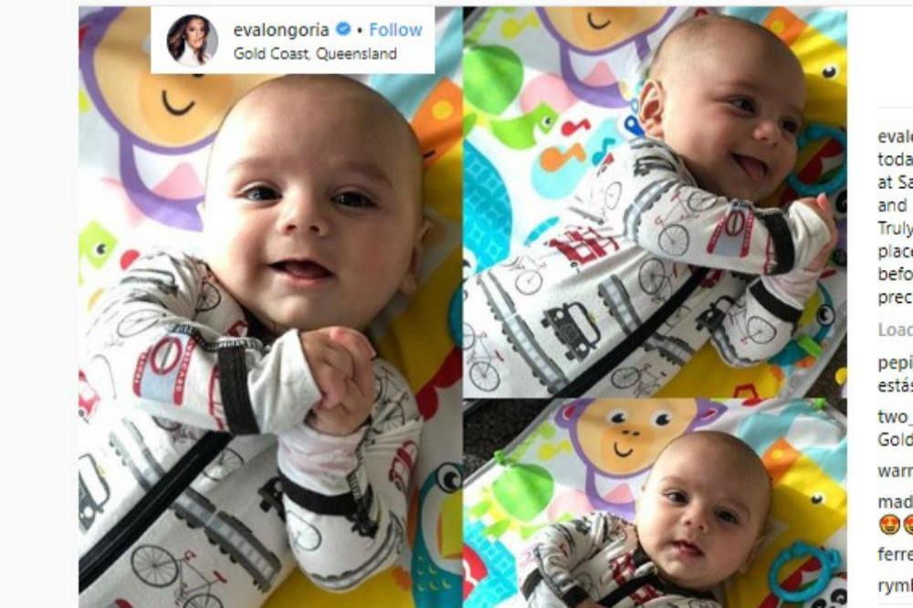 Eva Longoria's son Santiago (c) Instagram