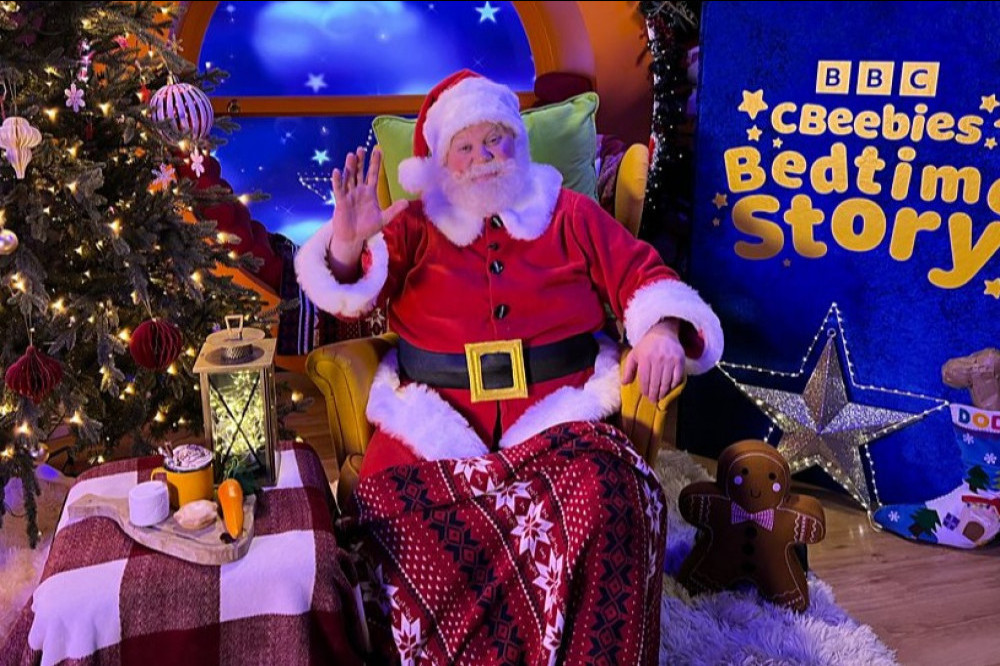Father Christmas is appearing on CBeebies Bedtime Story