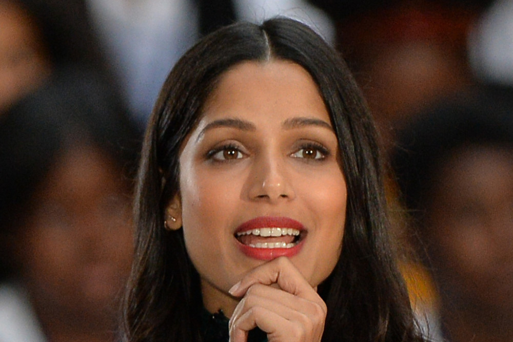 Freida Pinto is stressed about Halloween