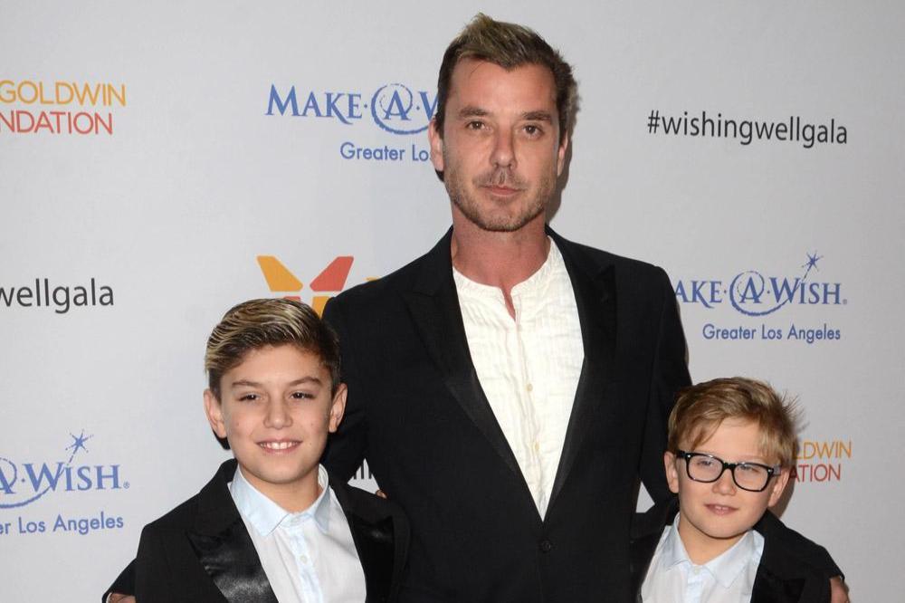 Gavin Rossdale with sons