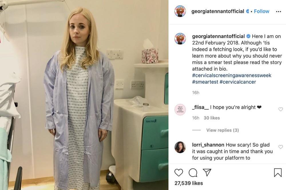 Georgia Tennant's Instagram (c) post