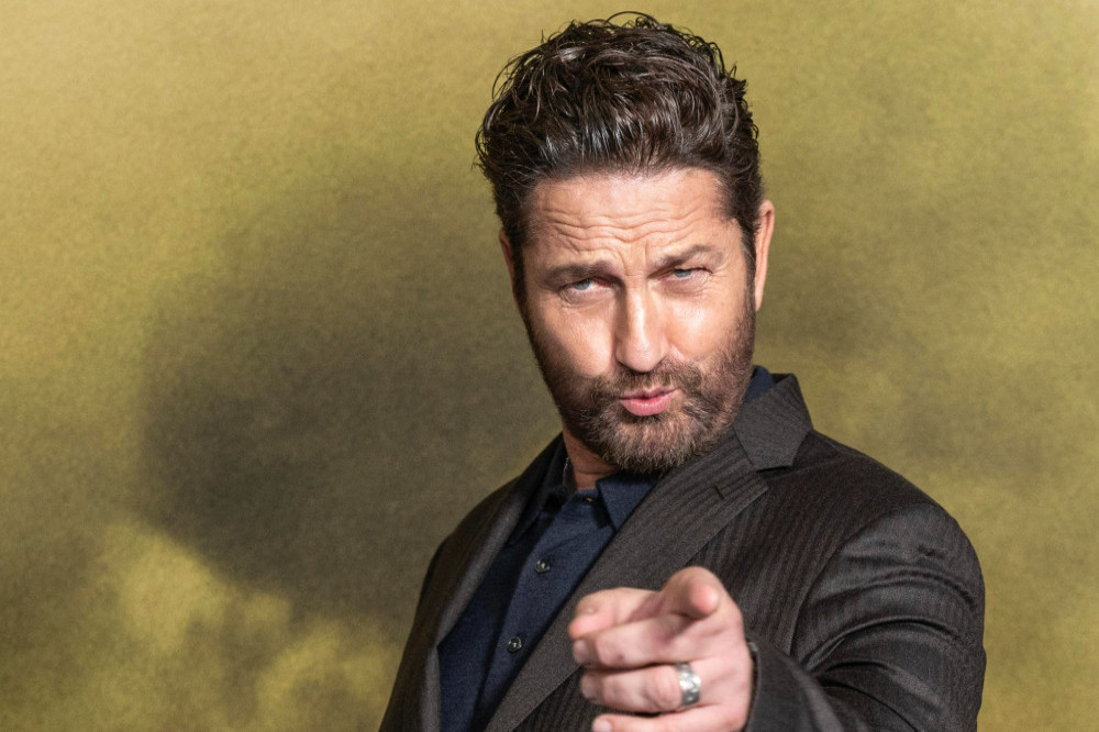 Gerard Butler managed to avoid serious damage to his face